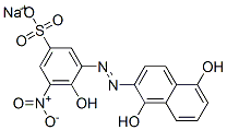 sodium 3-[(1,5-dihydroxy-2-naphthyl)azo]-4-hydroxy-5-nitrobenzenesulphonate CAS#: 5979-27-1