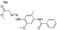 sodium [3-(4-benzamido-6-methoxy-m-tolyl)-1-methyl-2-triazeno]acetate CAS#: 5165-79-7