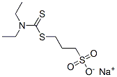 sodium 3-[[(diethylamino)thioxomethyl]thio]propanesulphonate CAS#: 6142-42-3