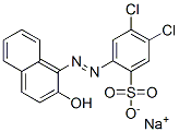 sodium 4,5-dichloro-2-[(2-hydroxy-1-naphthyl)azo]benzenesulphonate CAS#: 5850-81-7