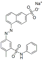 sodium 5-[[3-(anilinosulphonyl)-4-methylphenyl]azo]naphthalene-2-sulphonate CAS#: 5858-92-4