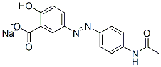 sodium 5-[[4-(acetylamino)phenyl]azo]salicylate CAS#: 6408-39-5