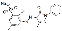 sodium 5-[(4,5-dihydro-3-methyl-5-oxo-1-phenyl-1H-pyrazol-4-yl)azo]-4-hydroxytoluene-3-sulphonate CAS#: 6232-55-9