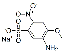 sodium 5-amino-4-methoxy-2-nitrobenzenesulphonate CAS#: 59312-73-1