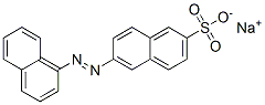 sodium 6-(1-naphthylazo)naphthalene-2-sulphonate CAS#: 6407-85-8