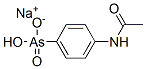 sodium hydrogen [4-(acetamido)phenyl]arsonate CAS#: 585-54-6