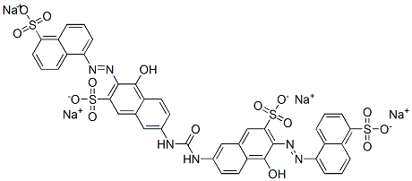 tetrasodium 5,5'-[carbonylbis[imino(1-hydroxy-3-sulphonatonaphthalene-2,6-diyl)azo]]bisnaphthalene-1-sulphonate CAS#: 6410-42-0