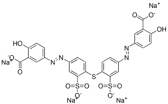 tetrasodium 5,5'-[thiobis[(3-sulphonato-p-phenylene)azo]]disalicylate CAS#: 6391-20-4