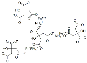 triammonium triiron tetracitrate CAS#: 52336-55-7