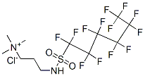 trimethyl-3-[[(tridecafluorohexyl)sulphonyl]amino]propylammonium chloride CAS#: 52166-82-2