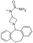 1-(1-(10,11-Dihydro-5H-dibenzo(a,d)cyclohepten-5-yl)azetidin-3-yl)-1-m ethylurea CAS#: 69159-47-3