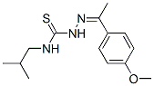 1-[1-(4-methoxyphenyl)ethylideneamino]-3-(2-methylpropyl)thiourea CAS#: 6622-89-5