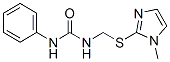 1-[[(1-methyl-1H-imidazol-2-yl)thio]methyl]-3-phenylurea CAS#: 68901-16-6