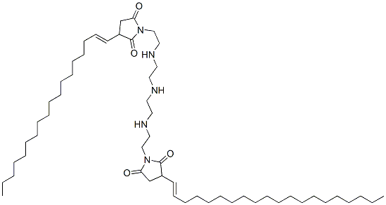 1-[2-[[2-[[2-[[2-[3-(icosenyl)-2,5-dioxo-1-pyrrolidinyl]ethyl]amino]ethyl]amino]ethyl]amino]ethyl]-3-(octadecenyl)pyrrolidine-2,5-dione CAS#: 64051-48-5