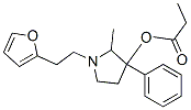 1-[2-(2-Furyl)ethyl]-2-methyl-3-phenylpyrrolidin-3-ol propionate CAS#: 69552-10-9