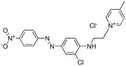 1-[2-[[2-chloro-4-[(4-nitrophenyl)azo]phenyl]amino]ethyl]-4-methylpyridinium chloride CAS#: 64086-73-3