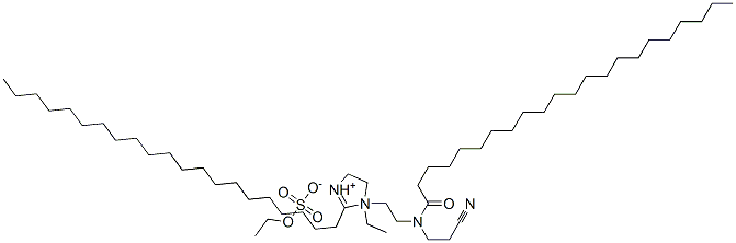 1-[2-[(2-cyanoethyl)(1-oxodocosyl)amino]ethyl]-1-ethyl-2-henicosyl-4,5-dihydro-1H-imidazolium ethyl sulphate CAS#: 67874-14-0