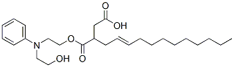 1-[2-[(2-hydroxyethyl)anilino]ethyl] hydrogen 2-dodecenylsuccinate CAS#: 67952-64-1