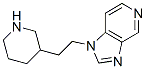 1-[2-(3-Piperidyl)ethyl]-1H-imidazo[4,5-c]pyridine CAS#: 63907-27-7