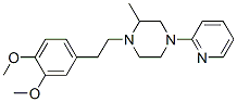 1-[2-(3,4-dimethoxyphenyl)ethyl]-2-methyl-4-pyridin-2-yl-piperazine CAS#: 63286-25-9