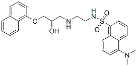 1-((2-(5-dimethylamino)naphthalene-1-sulfonylaminoethyl)amino)-3-(1-naphthaleneoxy)-2-propanol CAS#: 65118-46-9
