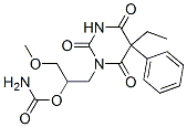 1-[2-(Aminocarbonyloxy)-3-methoxypropyl]-5-ethyl-5-phenylbarbituric acid CAS#: 64038-13-7