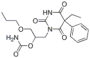 1-[2-(Aminocarbonyloxy)-3-propoxypropyl]-5-ethyl-5-phenyl-2,4,6(1H,3H,5H)-pyrimidinetrione CAS#: 64038-14-8