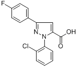1-(2-CHLOROPHENYL)-3-(4-FLUOROPHENYL)-1H-PYRAZOLE-5-CARBOXYLIC ACID CAS#: 618102-81-1