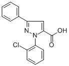 1-(2-CHLOROPHENYL)-3-PHENYL-1H-PYRAZOLE-5-CARBOXYLIC ACID CAS#: 618102-00-4