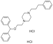 1-(2-DIPHENYLMETHOXYETHYL)-4-(3-PHENYLPROPYL)PIPERAZINE DIHYDROCHLORIDE CAS#: 67469-81-2