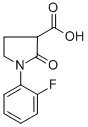 1-(2-FLUOROPHENYL)-2-OXOPYRROLIDINE-3-CARBOXYLIC ACID CAS#: 618070-32-9