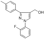 (1-(2-FLUOROPHENYL)-3-P-TOLYL-1H-PYRAZOL-4-YL)METHANOL CAS#: 618441-72-8