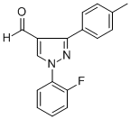 1-(2-FLUOROPHENYL)-3-P-TOLYL-1H-PYRAZOLE-4-CARBALDEHYDE CAS#: 618098-69-4