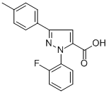 1-(2-FLUOROPHENYL)-3-P-TOLYL-1H-PYRAZOLE-5-CARBOXYLIC ACID CAS#: 618102-27-5