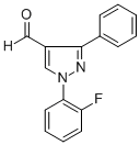 1-(2-FLUOROPHENYL)-3-PHENYL-1H-PYRAZOLE-4-CARBALDEHYDE CAS#: 618098-68-3