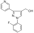 (1-(2-FLUOROPHENYL)-3-(PYRIDIN-3-YL)-1H-PYRAZOL-4-YL)METHANOL CAS#: 618383-42-9