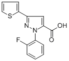 1-(2-FLUOROPHENYL)-3-(THIOPHEN-2-YL)-1H-PYRAZOLE-5-CARBOXYLIC ACID CAS#: 618382-82-4
