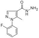 1-(2-FLUOROPHENYL)-5-METHYL-1H-PYRAZOLE-4-CARBOHYDRAZIDE CAS#: 618092-58-3