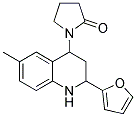 1-(2-FURAN-2-YL-6-METHYL-1,2,3,4-TETRAHYDRO-QUINOLIN-4-YL)-PYRROLIDIN-2-ONE CAS#: 626218-11-9