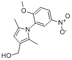 1-(2-METHOXY-5-NITROPHENYL)-2,5-DIMETHYL-1H-PYRROLE-3-METHANOL CAS#: 677344-99-9