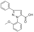 1-(2-METHOXYPHENYL)-3-PHENYL-1H-PYRAZOLE-5-CARBOXYLIC ACID CAS#: 618102-04-8