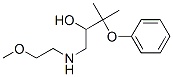 1-[(2-Methoxyethyl)amino]-3-methyl-3-phenoxy-2-butanol CAS#: 7584-78-3