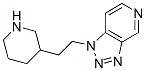 1-[2-(Piperidin-3-yl)ethyl]-1H-1,2,3-triazolo[4,5-c]pyridine CAS#: 63978-70-1