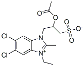 1-[2-(acetoxy)-3-sulphonatopropyl]-5,6-dichloro-3-ethyl-2-methyl-1H-benzimidazolium CAS#: 68239-66-7