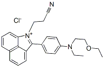 1-(2-cyanoethyl)-2-[4-[(2-ethoxyethyl)ethylamino]phenyl]benz[cd]indolium chloride CAS#: 68134-32-7