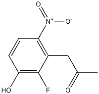1-(2-fluoro-3-hydroxy-6-nitrophenyl)propan-2-one CAS#: 649736-31-2