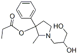 1-(2,3-Dihydroxypropyl)-2-methyl-3-phenylpyrrolidin-3-ol 3-propionate CAS#: 69552-04-1
