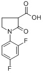 1-(2,4-DIFLUOROPHENYL)-2-OXOPYRROLIDINE-3-CARBOXYLIC ACID CAS#: 618070-33-0
