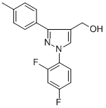 (1-(2,4-DIFLUOROPHENYL)-3-P-TOLYL-1H-PYRAZOL-4-YL)METHANOL CAS#: 618383-22-5