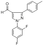 1-(2,4-DIFLUOROPHENYL)-3-P-TOLYL-1H-PYRAZOLE-4-CARBALDEHYDE CAS#: 618098-75-2